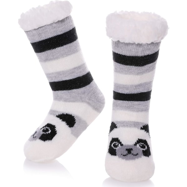 Kids Fluffy Animal Socks - Fuzzy Warm Christmas Stockings for Children