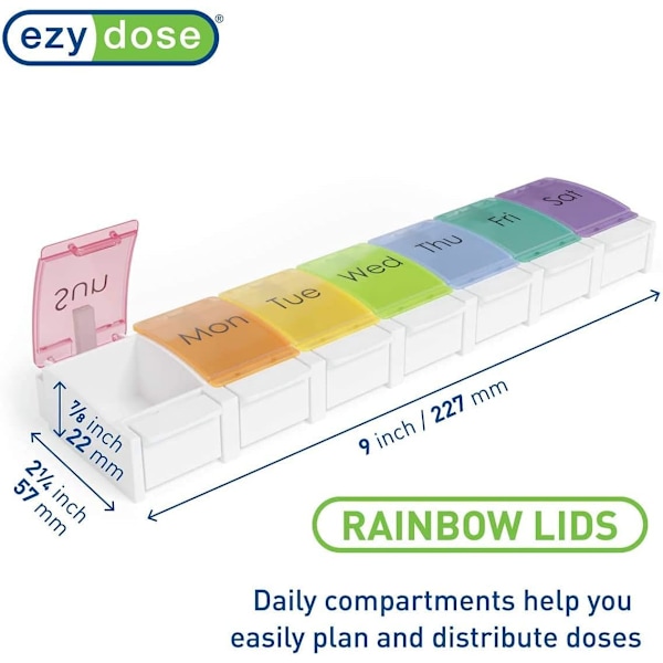 Dos veckovis (7-dagars) pillerplanerare, case