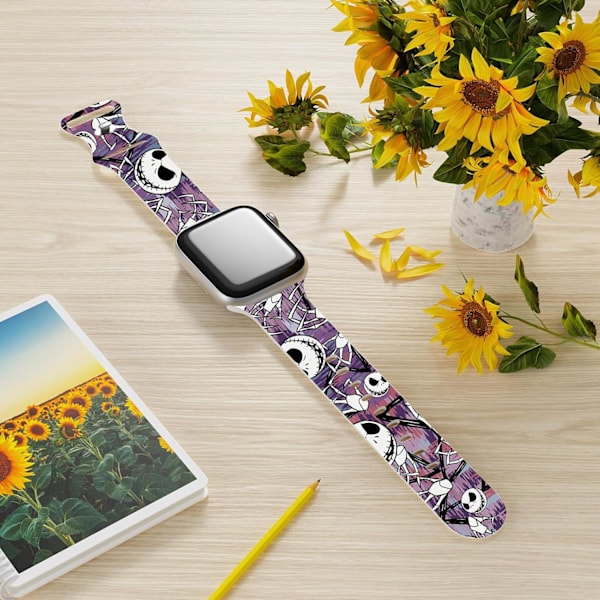 Halloween-rem kompatibel med Apple Watch Band 38mm 40mm 41mm 42mm