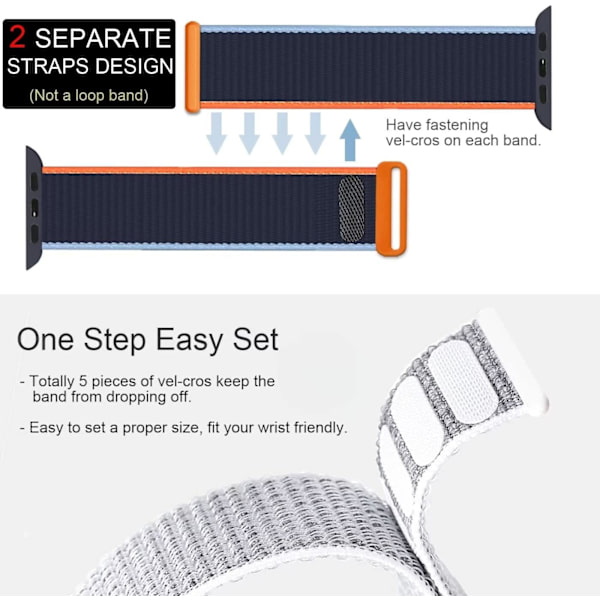 Kompatibel med Apple Watch-armband 49MM 45MM 44MM 42MM 41MM