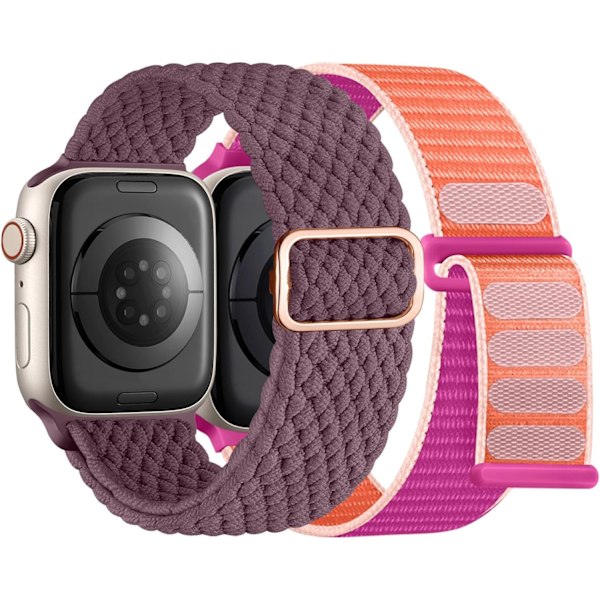 Flätat nylonband för Apple Watch