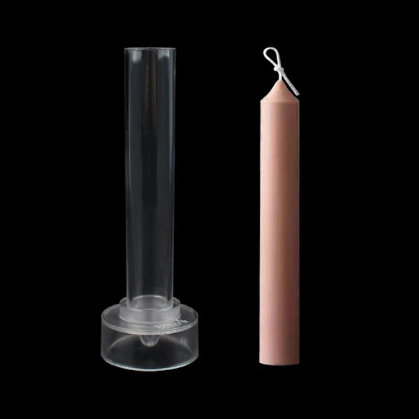 Mould, klar plast Ljusstake Form