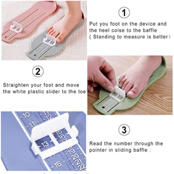 Baby Foot Measurer - Barnskor Storlek Längd Mätlinjal