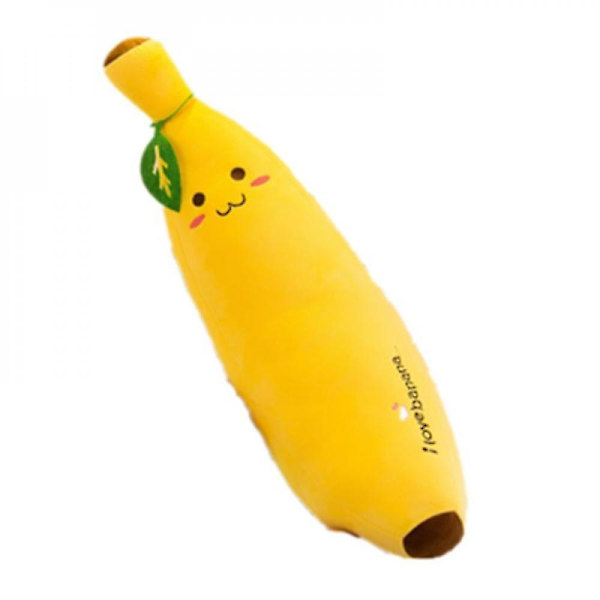 Mjukdjur Banan Kudde Lång Kudde Sovande Docka Plysch Söta Dockor Pojke Flicka Födelsedag Pent JRS 50cm
