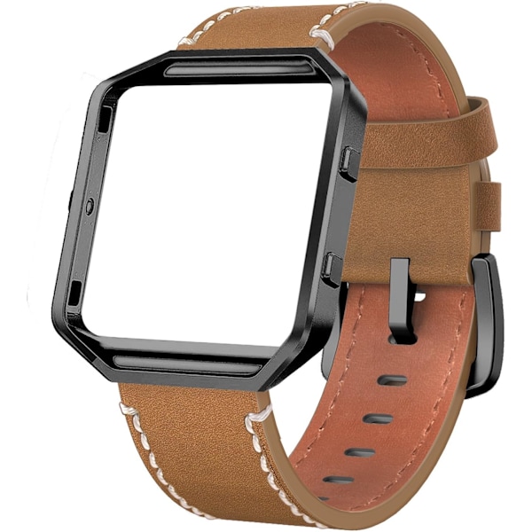 Äkta läderband kompatibla med Fitbit Blaze Smart Watch