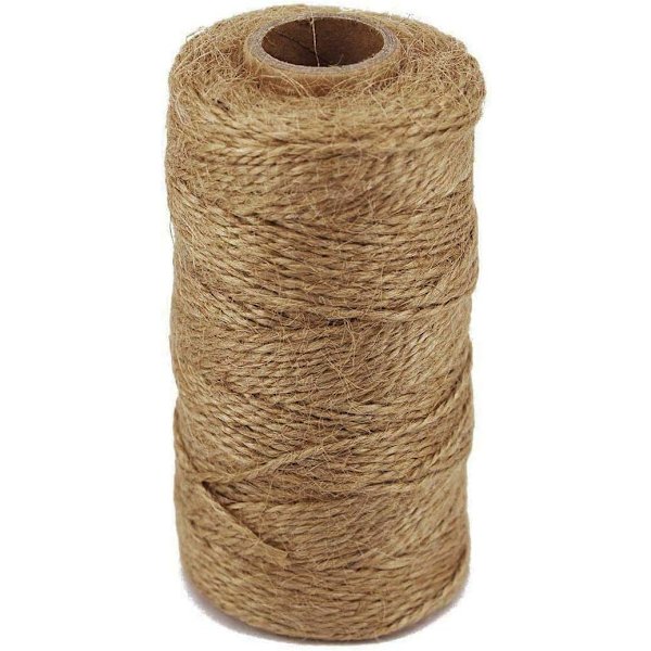 Naturlig Jute Garn Present Garn Snöre Packning Garn (300 Fot)