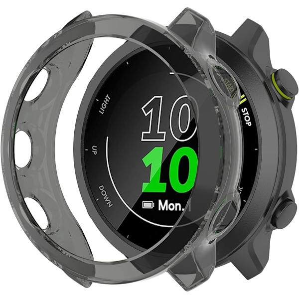 Skärmskyddsfodral Kompatibelt för Garmin Forerunner 55, Mjukt TPU Stötsäkert Fodral Skyddande Skal Stötfångare Skydd för Forerunner 55 Smartwatch (B