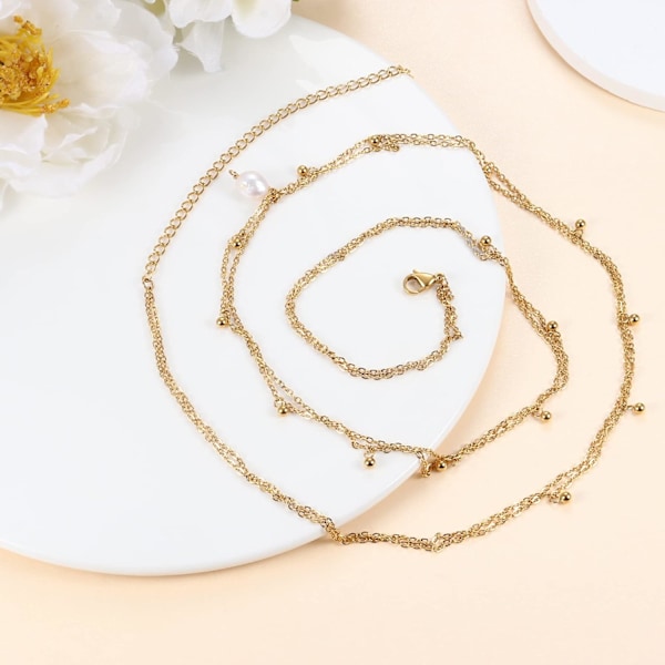 18K guldpläterade midjekedjor Body Chain för kvinnor