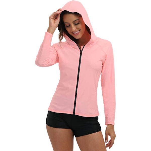 Dam långärmad rashguard UPF 50+ UV/solskydd delfintryck simning