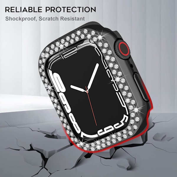 (2-pack) Orzero-kompatibel för Apple Watch Series 8 45mm, Series 7