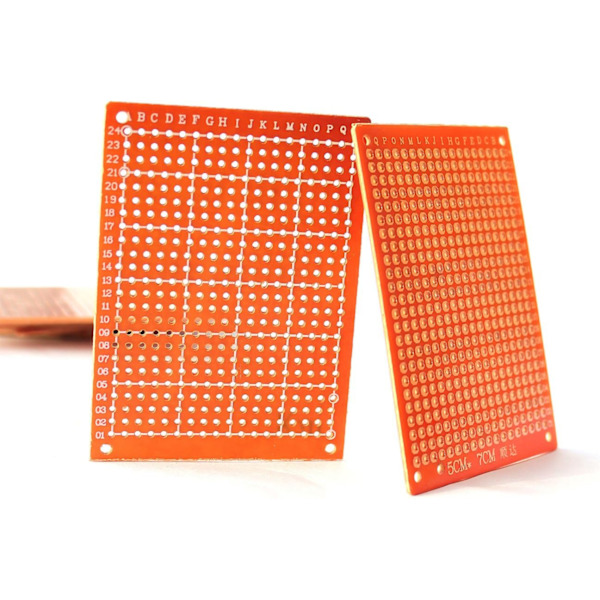 10 stk. Universal PCB Prototype Board Kit til DIY Lodning, 5cmx7cm