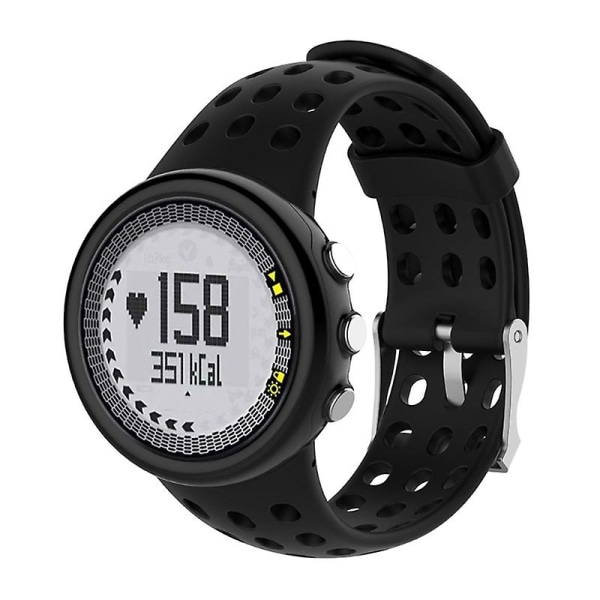 Silikone udskiftningsrem til Suunto M1 M2 M4 M5 serie fitnessur Wine Red