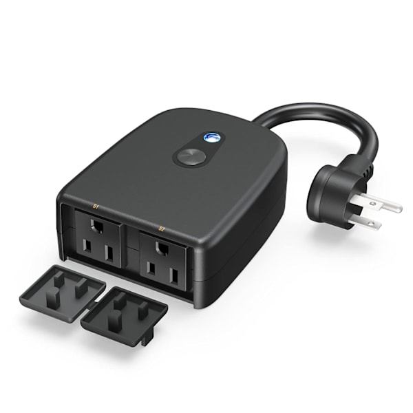 Udendørs Smart Plug, Udendørs Wi-Fi-stik med 2 stik