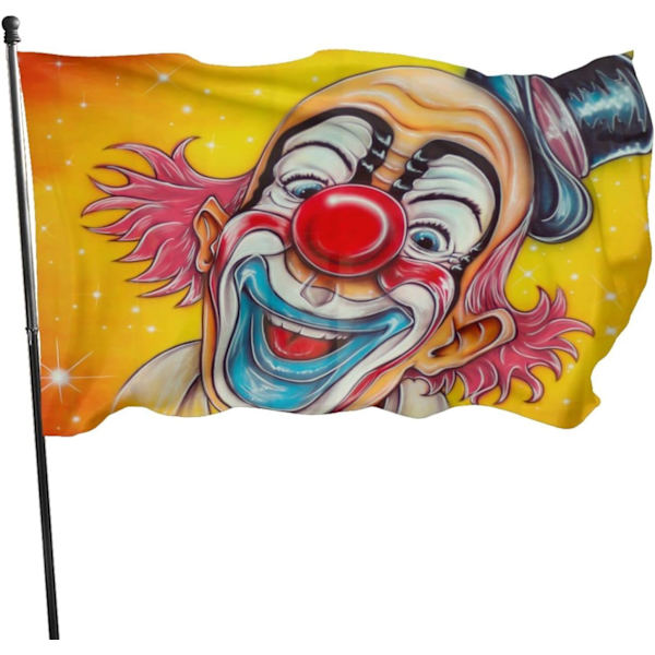 Cirkus Clown 3x5 Ft Inomhus/Utomhus Gård Trädgård Gräsplan Semester Dekoration Banner Skylt Cirkus Clown1 En Storlek Cirkus Clown1 En Storlek