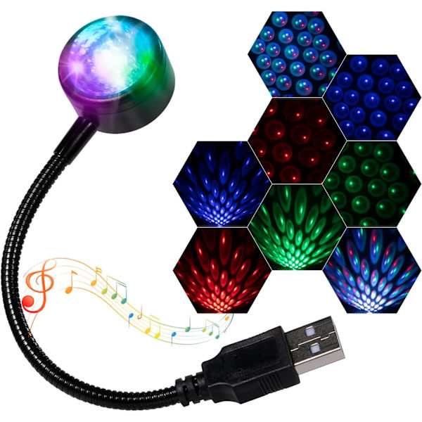 Biltakljus, USB Star Projektor Nattljus, Justerbar