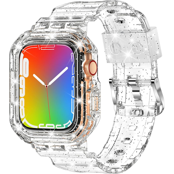 Kompatibel med Crystal Clear Apple Watch-rem