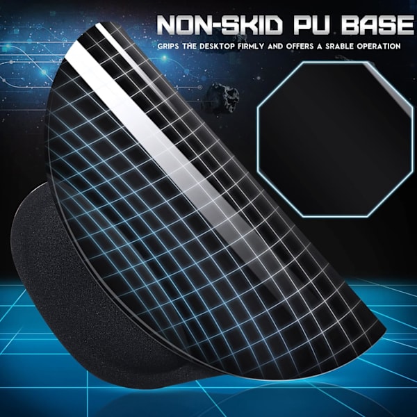 9-pack ergonomiskt handledsstöd med minnesskum, halkfri PU-bas, smärtlindrande musmatta för dator och bärbar dator