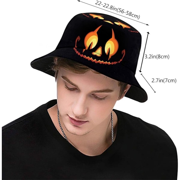 Roliga julsnöflingor Bucket Hats Fashion Sun Cap Packable sommarresor
