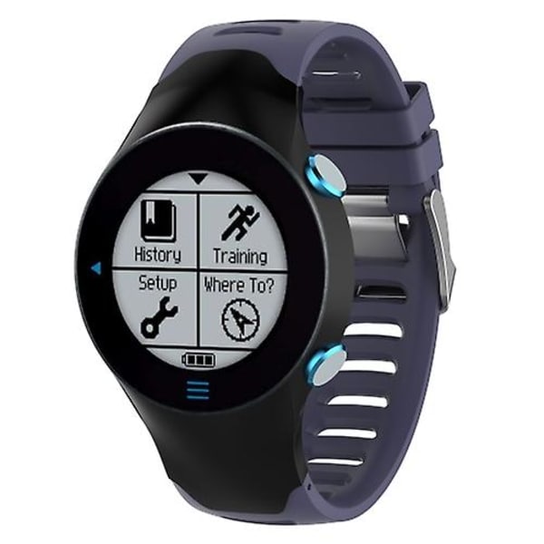 Smart Watch Silikonurrem til Garmin Forerunner 610 NVM Purple