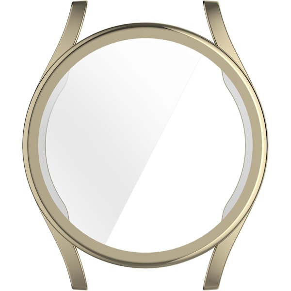 Näytön suojakotelo Watch 7 40mm/44mm -kelloille, iskunkestävä ja pudotuksenkestävä täysi TPU-suojakuori Watch 7 -älykellotarvikkeille (Kulta,