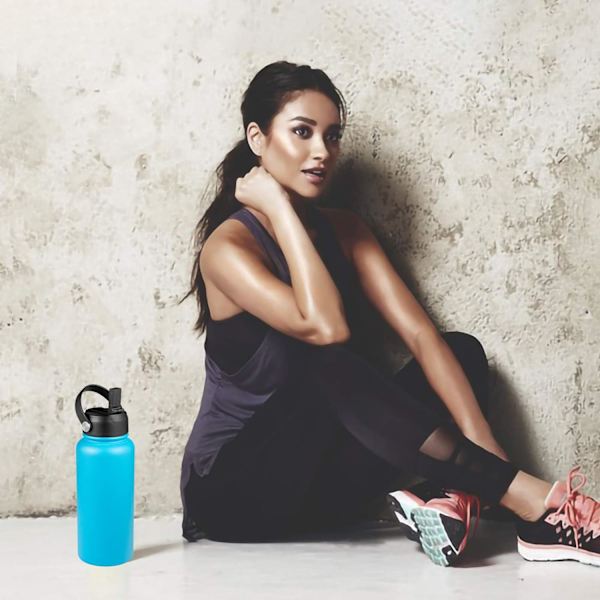 Halm til Hydro Flask med bred mund - sort