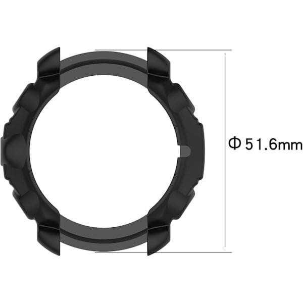 TPU-deksel for Polar - TPU-klokke (TPU svart)