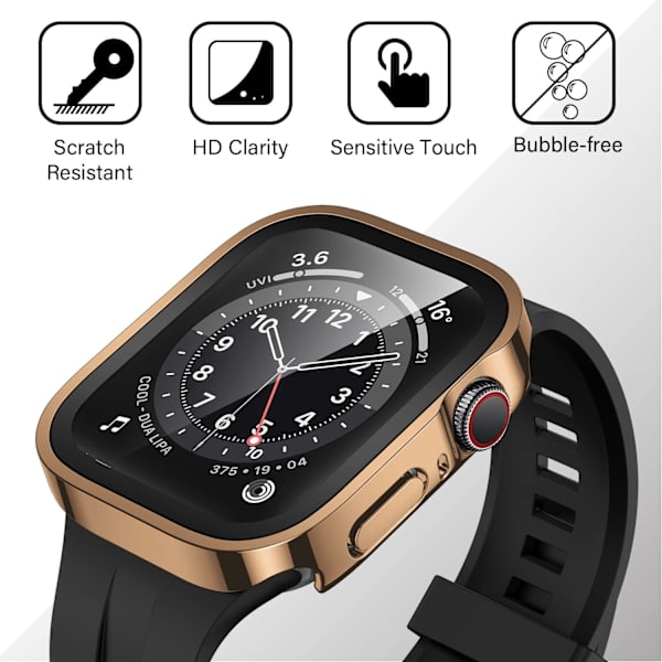 2-pak kompatibel med Apple Watch etui 40 mm