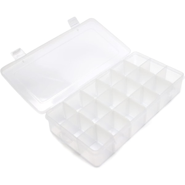 PP Komponent Opbevaringsboks 180x130x40mm Plast Organizer Justerbar