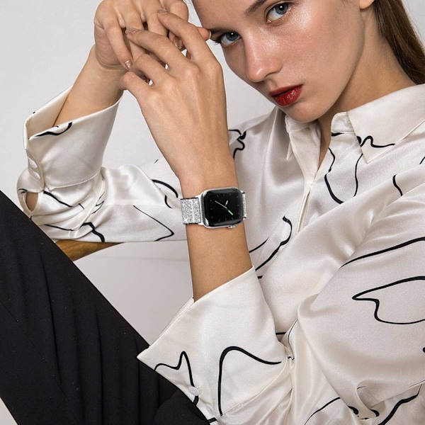 Strækbare nylon solo-remme, der er kompatible med Apple Watch