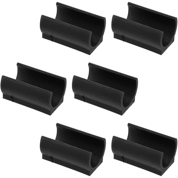 25 st 25 mm plaststolsfot U-formade golvglidrörshylsor lock stol fotdynor möbelfot rektangulär formad halkfri stolsbenstipp