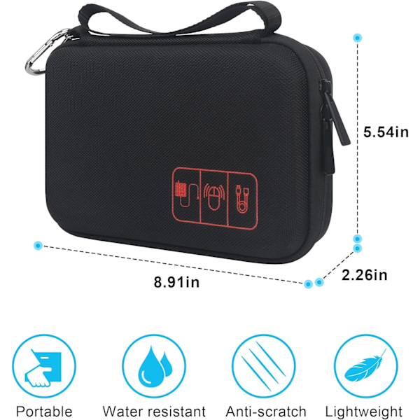 Hårde resesladdar Organizer Universal Small Electronic