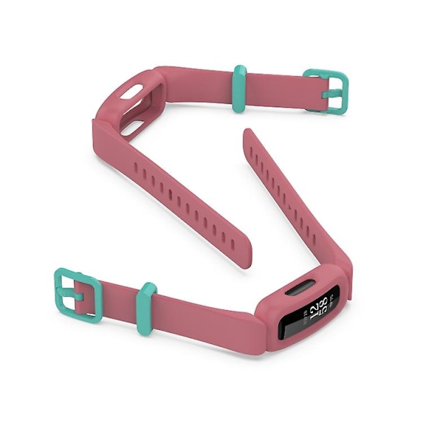 Til Fitbit Ace 3 silikone integreret urrem LKK White
