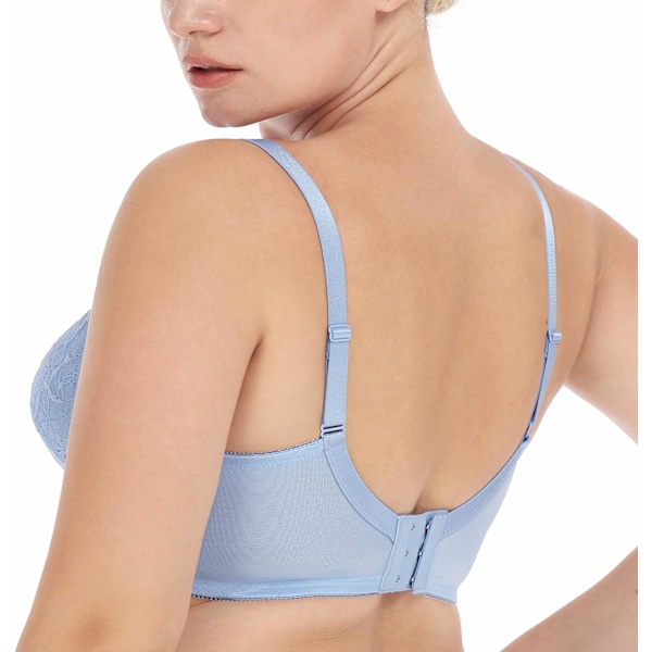 Kvinners Minimizer Full Coverage BH med bøyler Uforet Plus Size BH Uten polstring