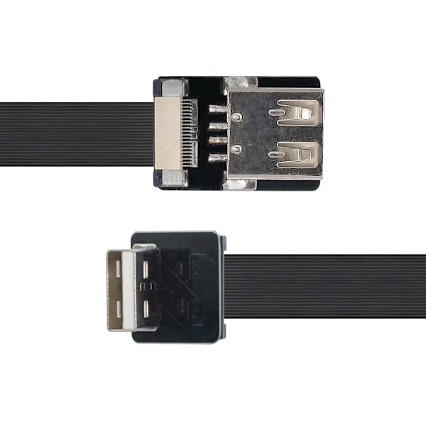 Chenyang Cy Down Vinklad Flat Slim Fpc USB 2.0 Typ-A Hane