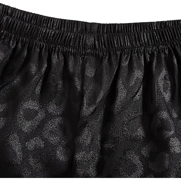 Dam 2-delad satin nattkläder knapp fram pyjamas kortärmad pyjamas set