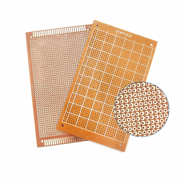10 stk. Enkeltsidet - DIY Prototyping PCB-plader (9x15 cm)