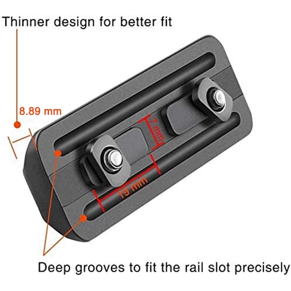 Bipod-adapter med slyngefeste og tilbehør