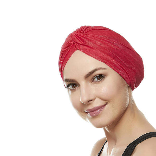 Badeturban til kvinder - Rød