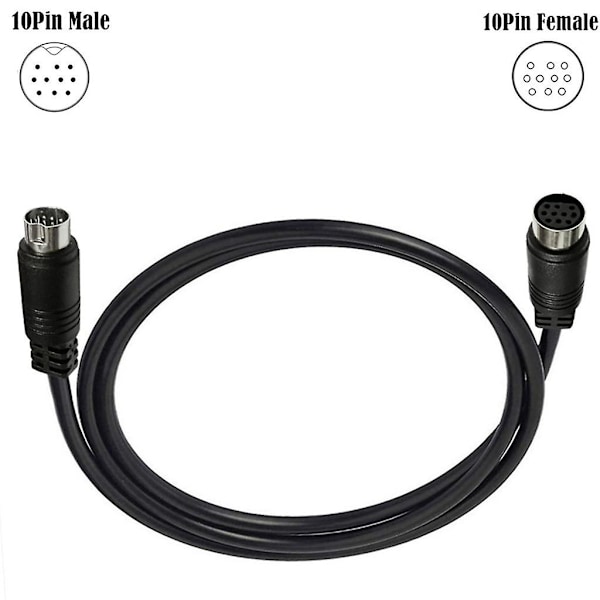 10-stifts S-videokabel hane till hona separat videolinje för projektor 0.5 m