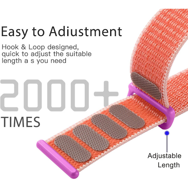 Flettet nylonrem til Apple Watch