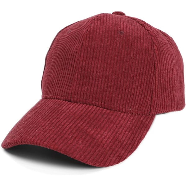 Unisex Sommer Solid Baseball Caps Corduroy Justerbar Hat Visors