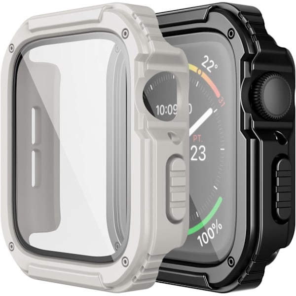 2-pak robust etui kompatibel med Apple Watch