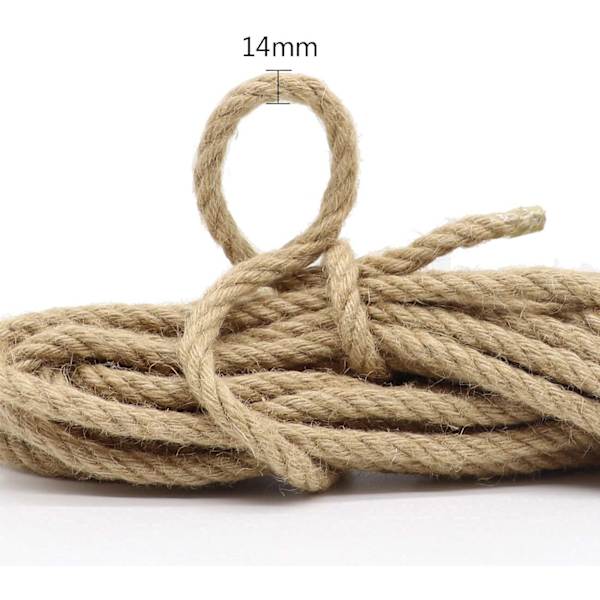 Naturlig hampsnöre och jute set - multifunktionsgarn