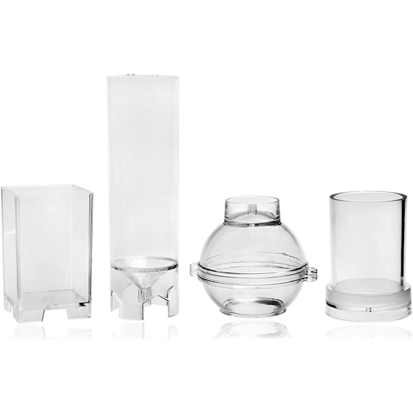 4 stk. plastforme til lysfremstilling - Inklusive