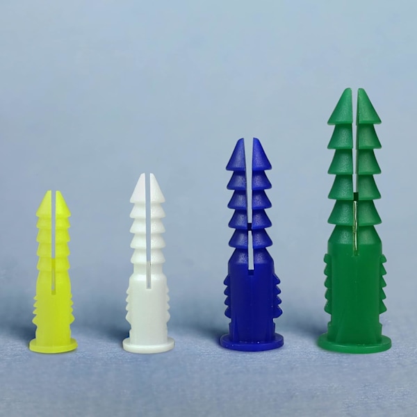 Plast Gips Väggankare Skruv Sortiment Kit 116ST
