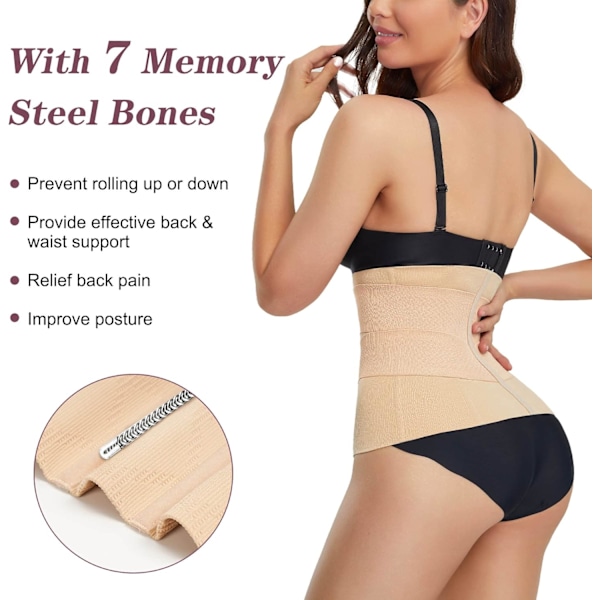 Taljetræner til kvinder Body Shaper Mavekontrol Shapewear Underbust