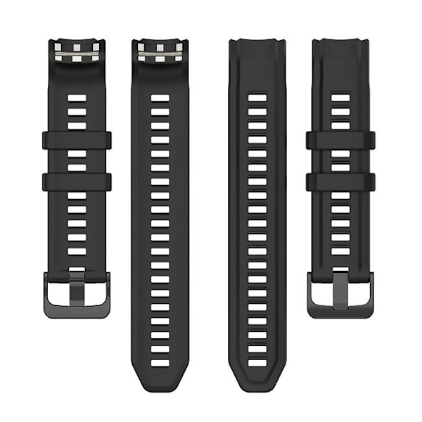Til Garmin Instinct 2s Solid Color Silikone Sports Watch Band GZN Black