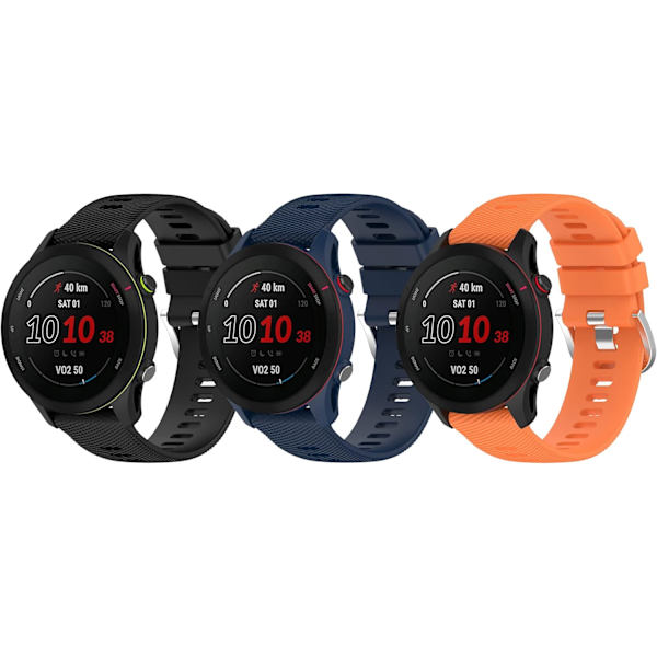 3-pak remme, der er kompatible med Garmin 255-uret