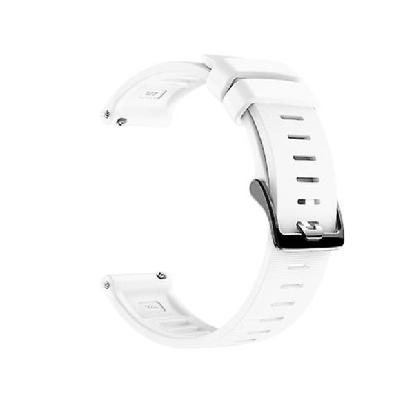 Til Polar Grit X Silicone Official Buckle Watch Band UNJ White