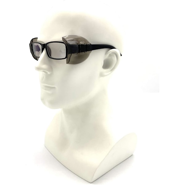 2 par skyddsglasögon sidoskydd, Slip On genomskinlig sidoskydd